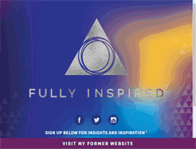 Tablet Screenshot of fullyinspired.com